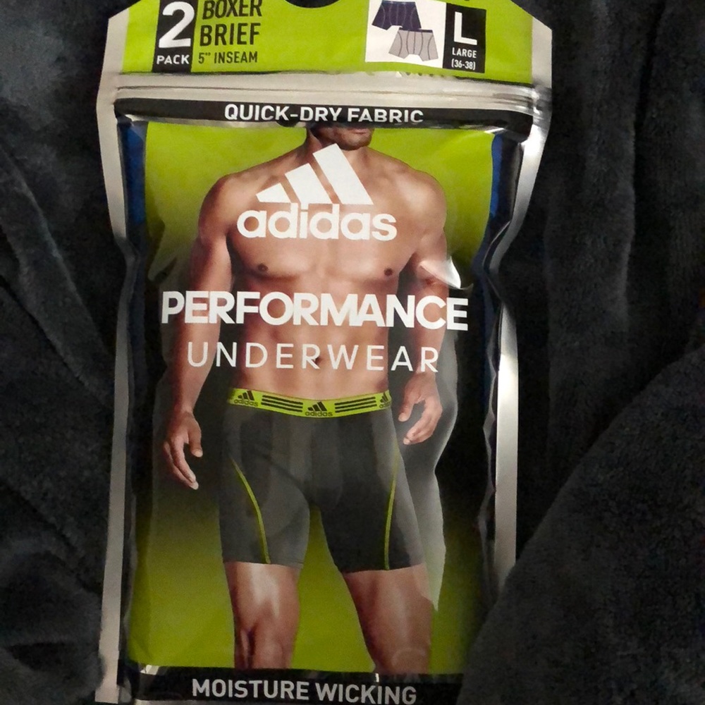 Adidas performance underwear, size Large.